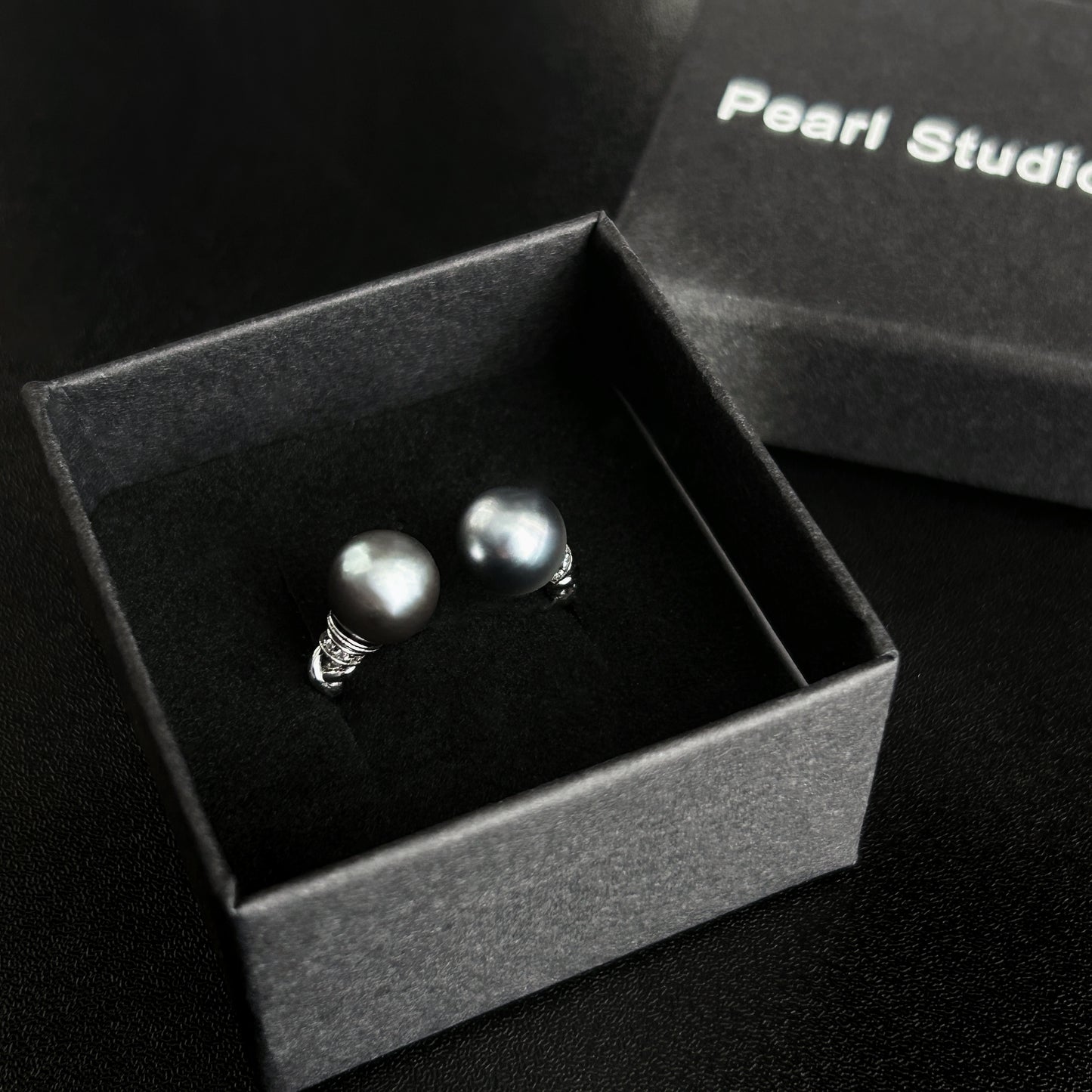 Tahitian Pearl Infinity Ring