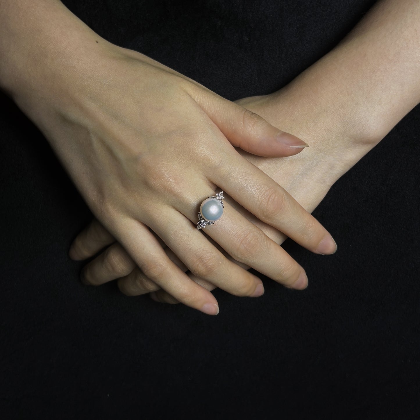 10.0-11.0 mm Freshwater Pearl Celeste Ring
