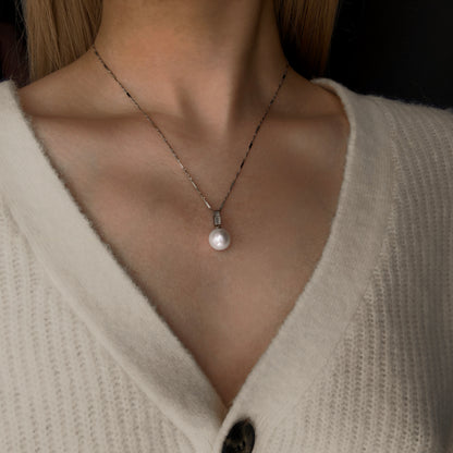 11.0-12.0mm White Freshwater Pearl Velora Pendant