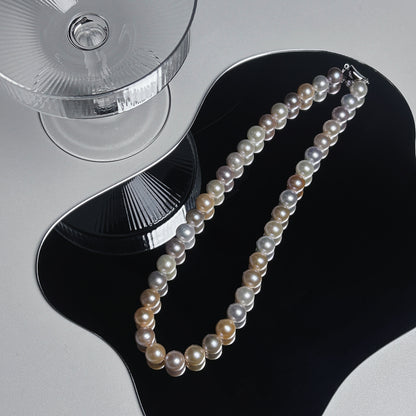 9.5-10.5mm Multicolor Freshwater Pearl Necklace