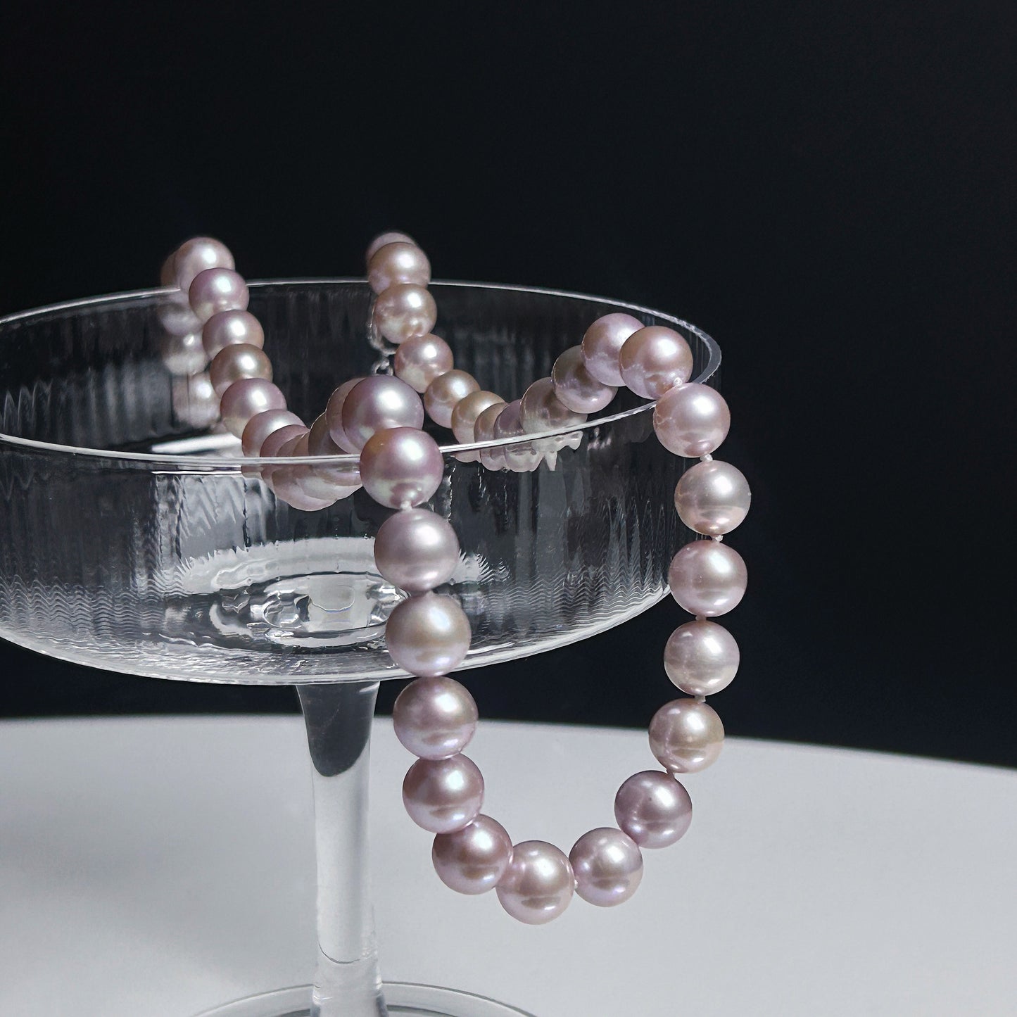 8.5-9.5mm Lavender Freshwater Pearl Necklace