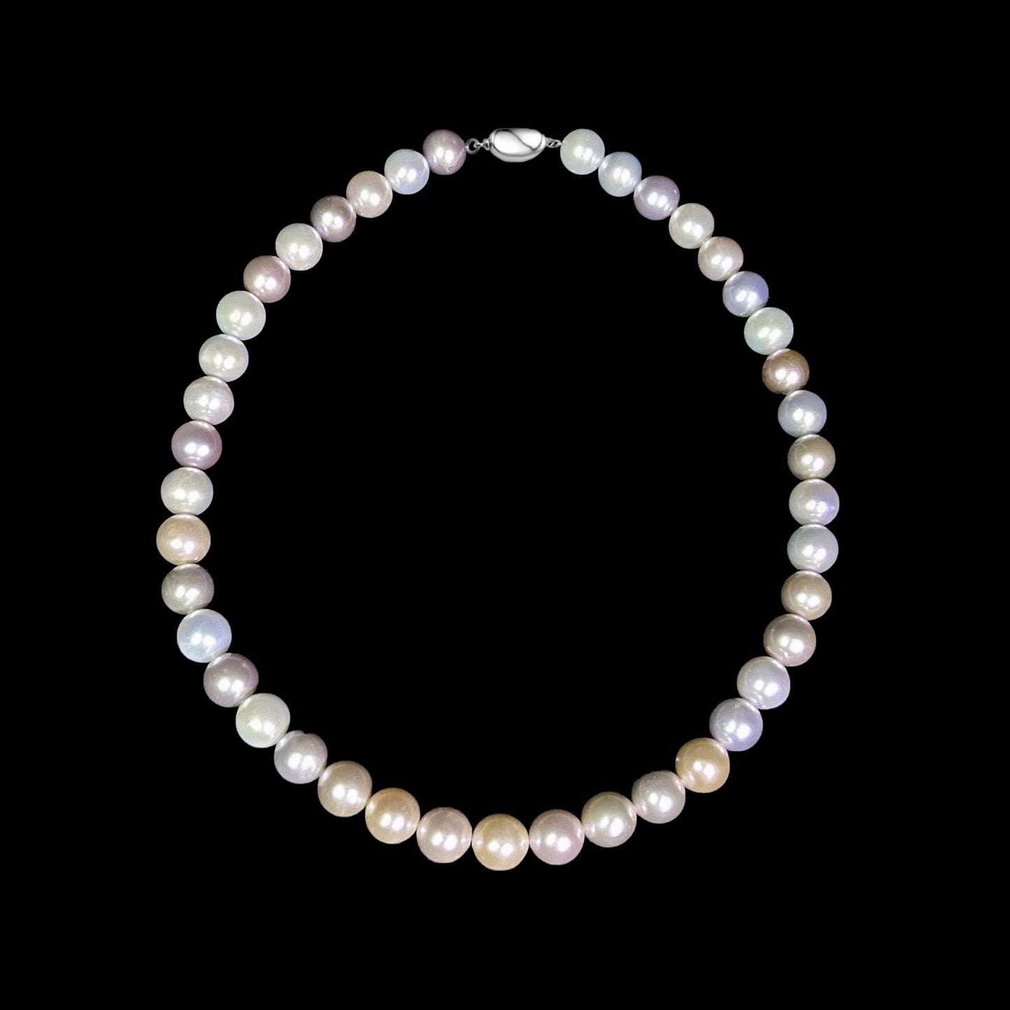9.5-10.5mm Multicolor Freshwater Pearl Necklace